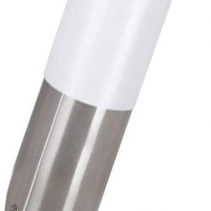 LED-seinävalaisin Helsinki Ø 75x390 mm valkoinen/teräs