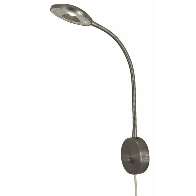 LED-seinävalaisin Hero 100x420x430 mm tina