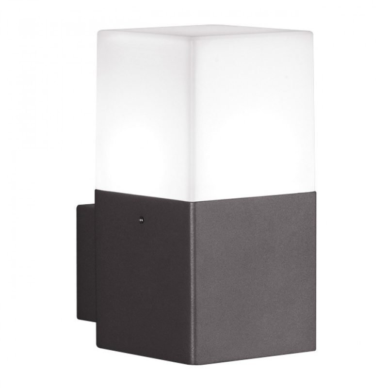 LED-seinävalaisin Hudson 85x115x170 mm antrasiitti