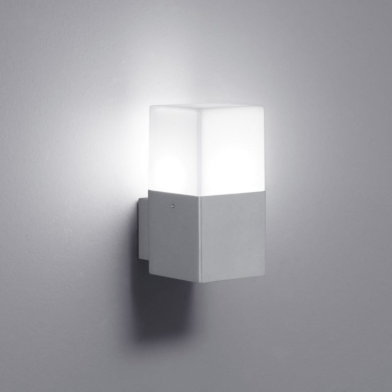 LED-seinävalaisin Hudson 85x115x170 mm titaani