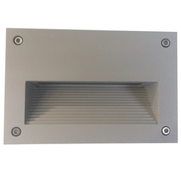 LED-seinävalaisin In-Wall Out 2 3W 3000K 200lm IP55 150x95x100 mm harmaa