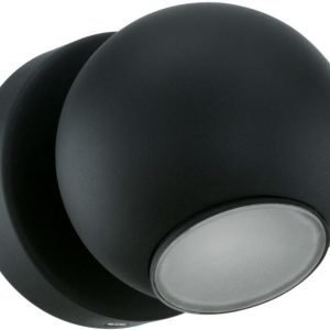 LED-seinävalaisin Nago 110x115 mm musta