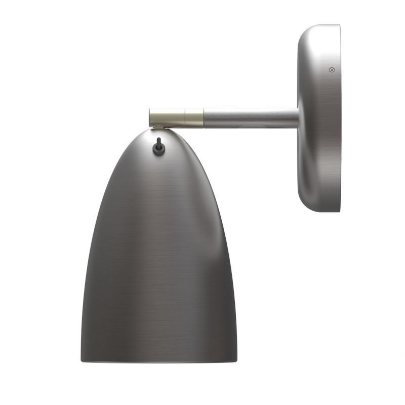 LED-seinävalaisin Nexus 100x280x220 mm harjattu teräs