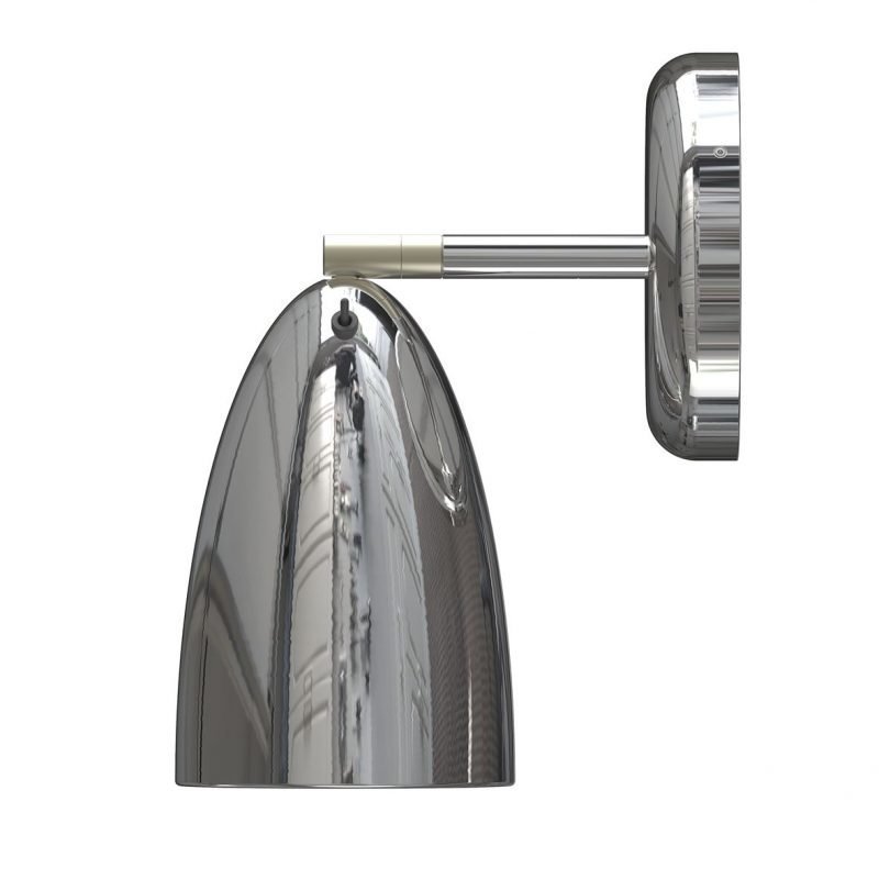 LED-seinävalaisin Nexus 100x280x220 mm kromi