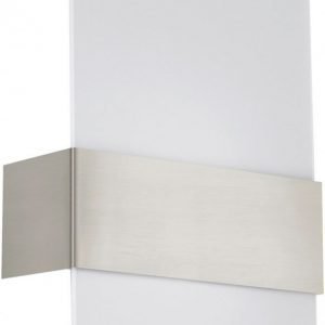 LED-seinävalaisin Nikita 2-osainen harjattu teräs valkoinen