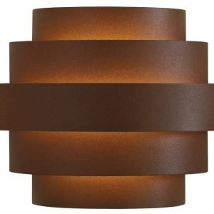 LED-seinävalaisin Nora IP54 190x110x150 mm ruskea