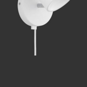 LED-seinävalaisin Quidam Ø 120x160 mm valkoinen