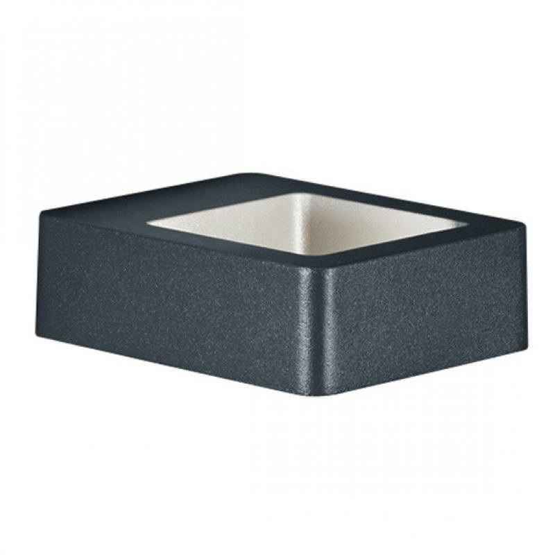 LED-seinävalaisin Reno 120x145x45 mm antrasiitti