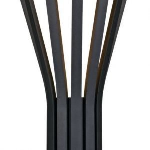 LED-seinävalaisin Rib 220x125x435 mm musta