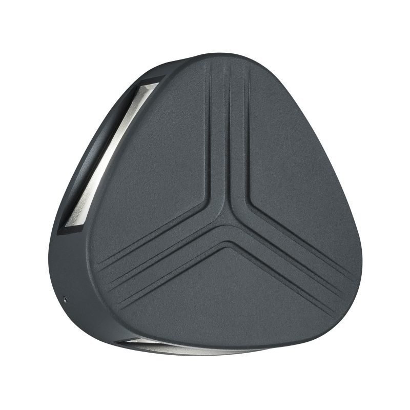 LED-seinävalaisin Spree Ø 140x40 mm antrasiitti