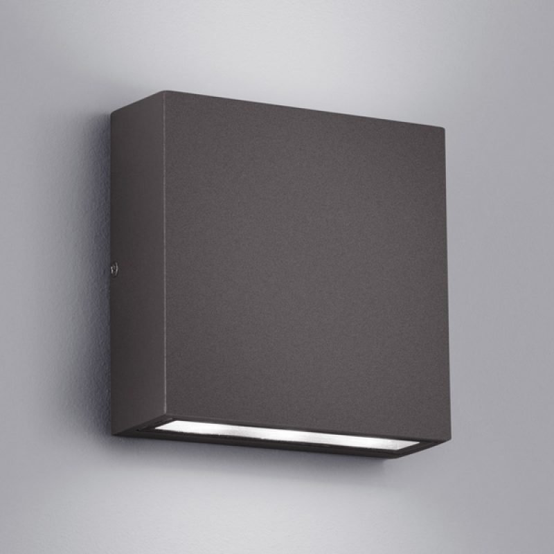 LED-seinävalaisin Thames 140x50x140 mm ylös/alas antrasiitti