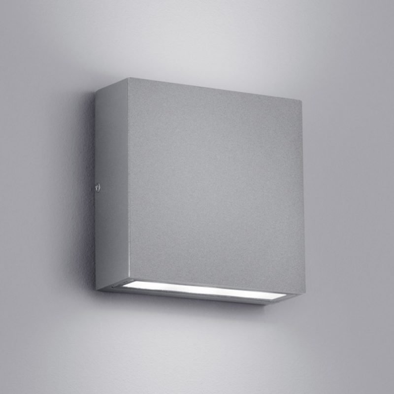 LED-seinävalaisin Thames 140x50x140 mm ylös/alas titaani