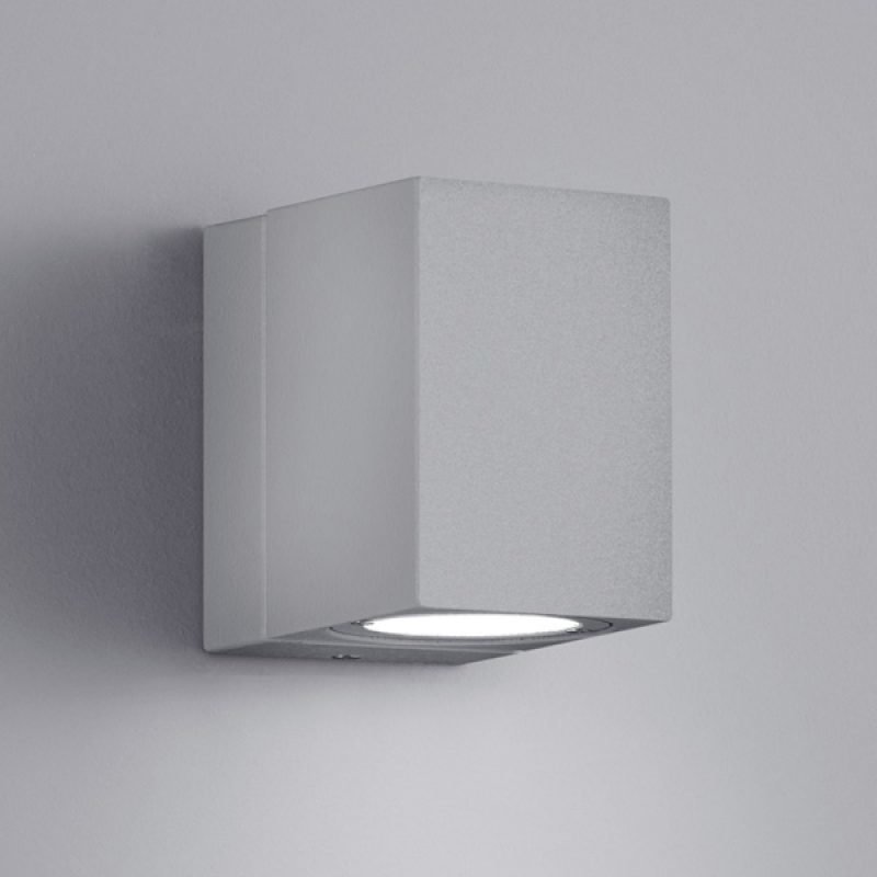 LED-seinävalaisin Tiber 70x100x100 mm suunnattava titaani