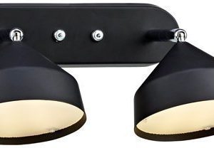 LED-seinävalaisin Tratt 290x175x185 mm 2-osainen musta