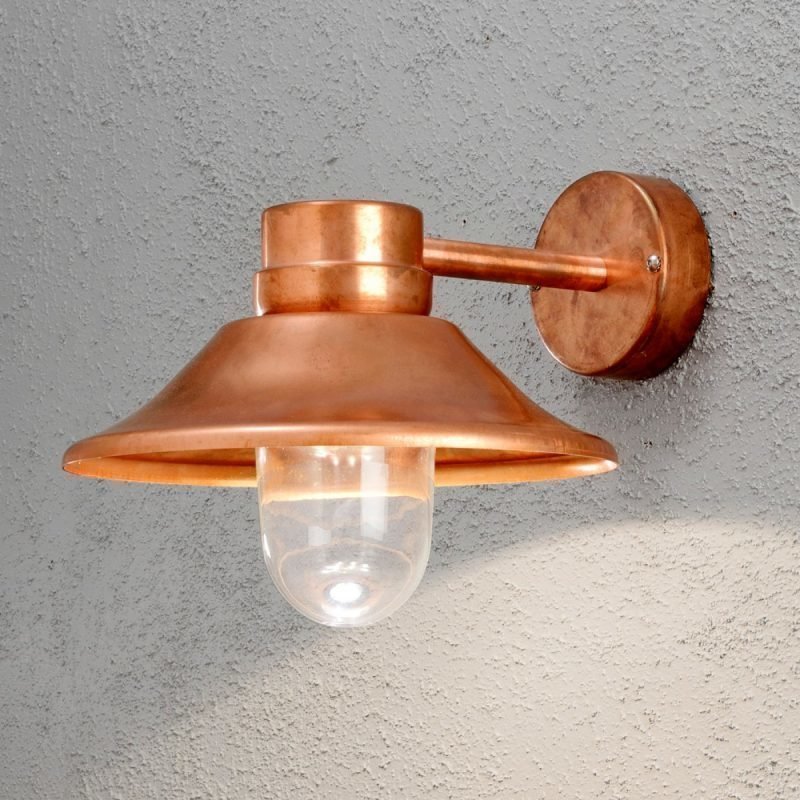 LED-seinävalaisin Vega 412-900 290x360x265 mm kupari