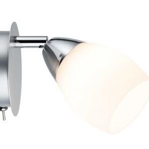 LED-seinävalaisin Wolba Ø 85x105 mm mattakromi