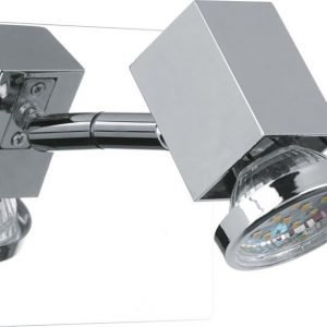 LED-seinävalaisin Zabella kromi kytkimellä