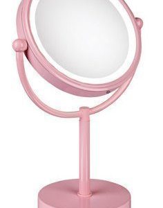 LED-valaisinpeili Make-Up 200x130x330 mm vaaleanpunainen