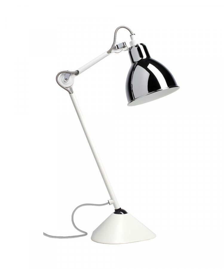 Lampe Gras 205 Pöytävalaisin Valkoinen / Kromi