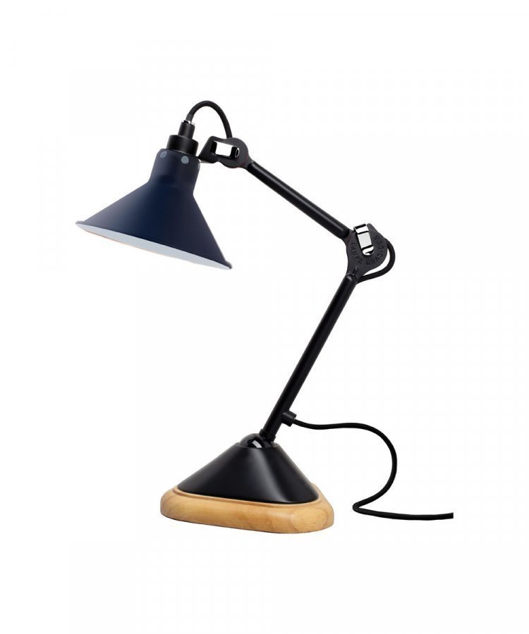 Lampe Gras 207 Pöytävalaisin Musta / Sininen