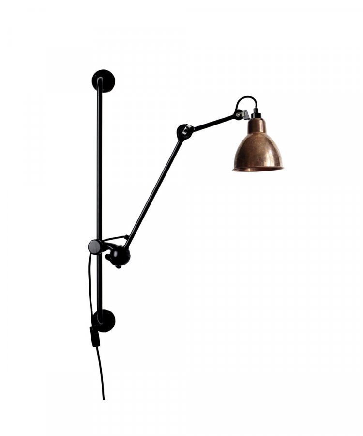 Lampe Gras 210 Seinävalaisin Musta / Kupari