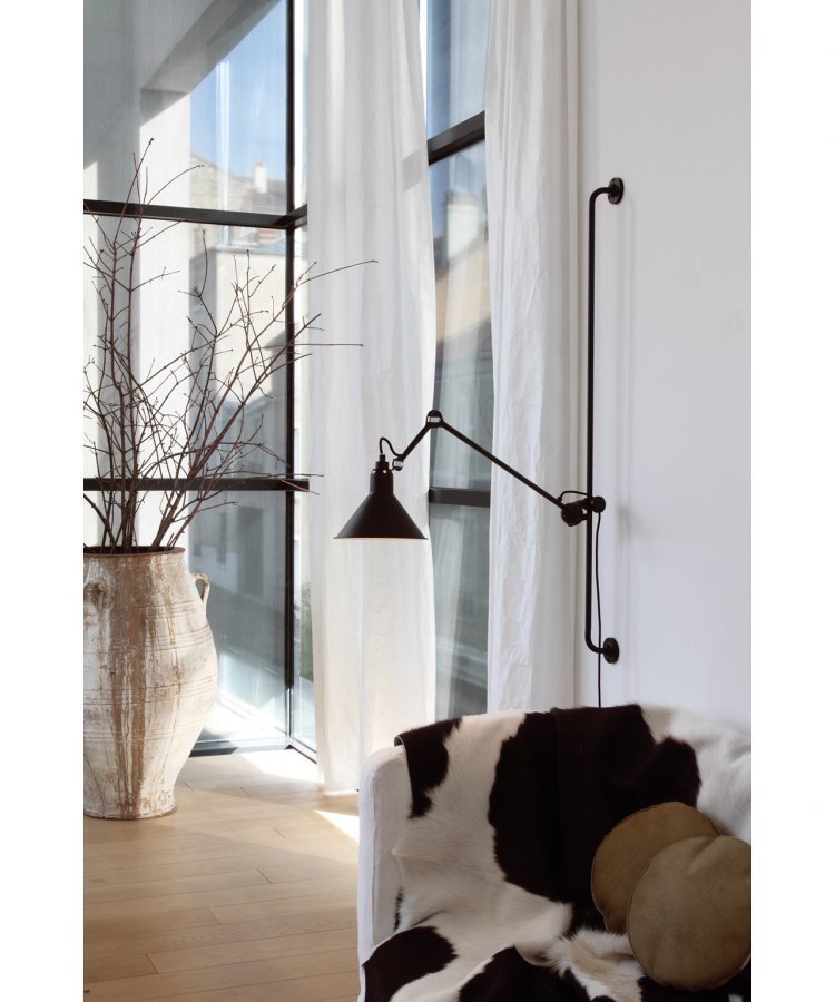 Lampe Gras 214 Seinävalaisin Musta