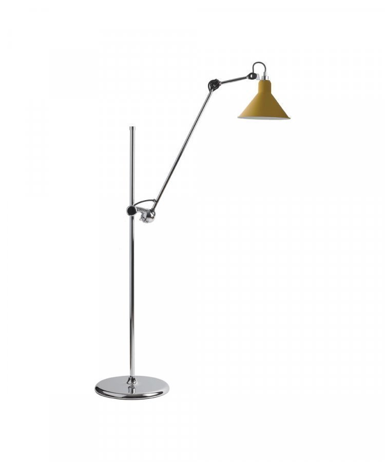 Lampe Gras 215 Lattiavalaisin Kromi / Keltainen