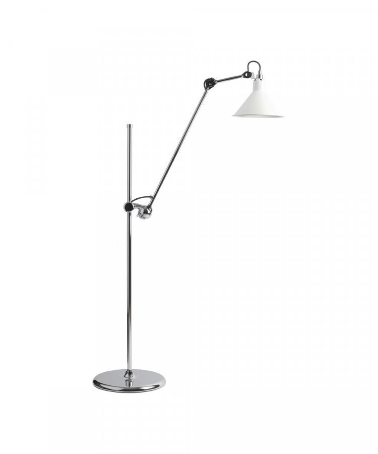 Lampe Gras 215 Lattiavalaisin Kromi / Valkoinen