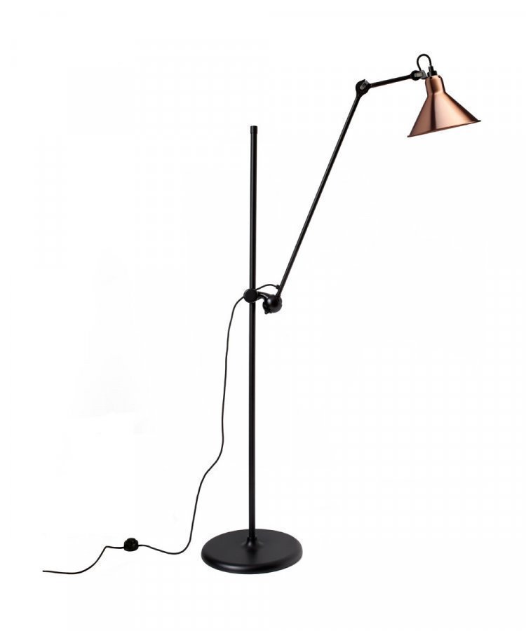Lampe Gras 215 Lattiavalaisin Musta / Kupari / Valkoinen