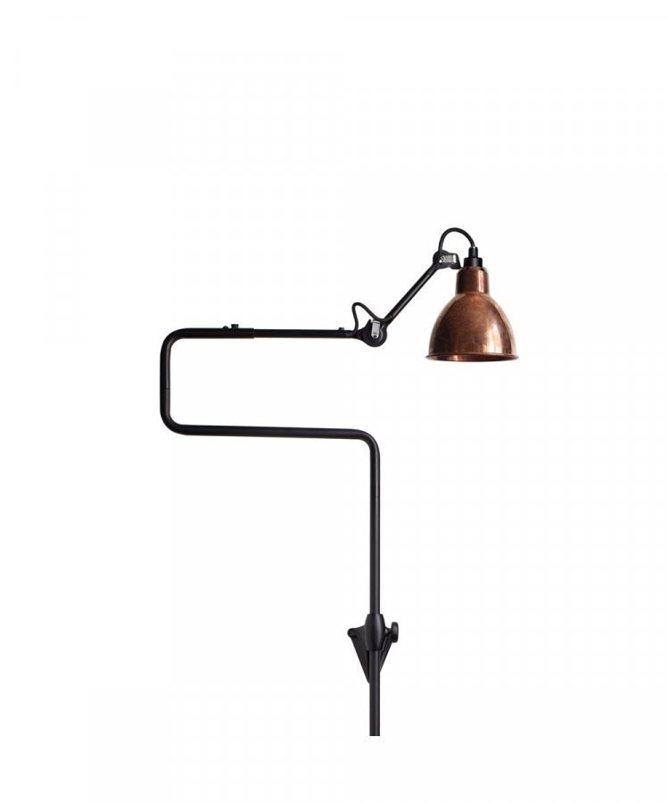 Lampe Gras 217 Seinävalaisin Musta / Raaka Kupari