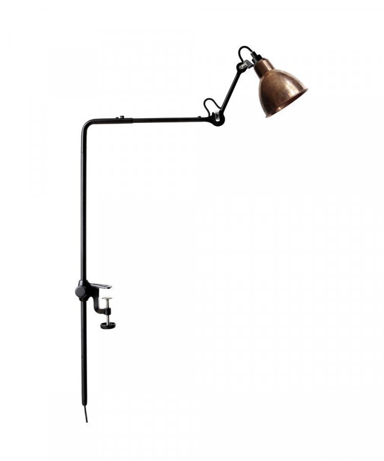 Lampe Gras 226 Pöytävalaisin / Hylly Musta / Raaka Kupari