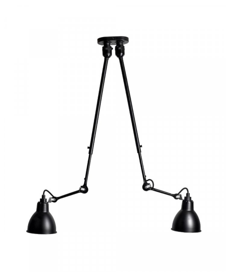 Lampe Gras 302 Kaksivartinen Kattovalaisin Musta