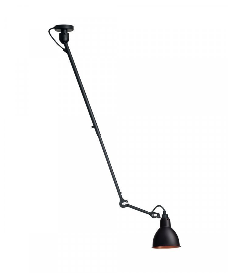 Lampe Gras 302 L Kattovalaisin Musta / Musta / Kupari