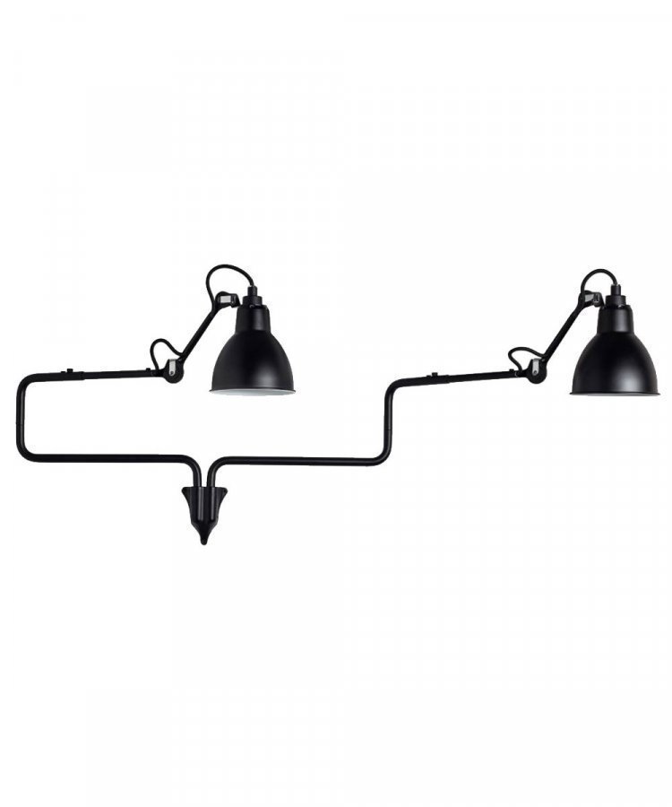 Lampe Gras 303 Kaksivartinen Seinävalaisin Musta