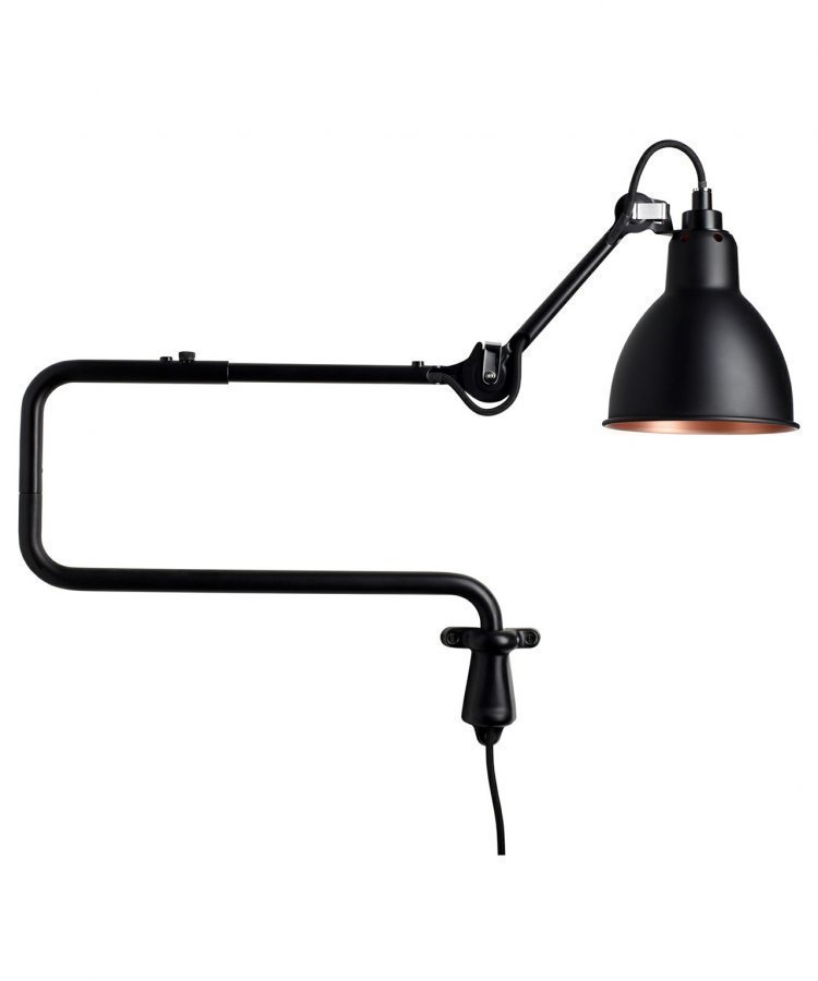 Lampe Gras 303 Seinävalaisin Musta / Musta / Kupari