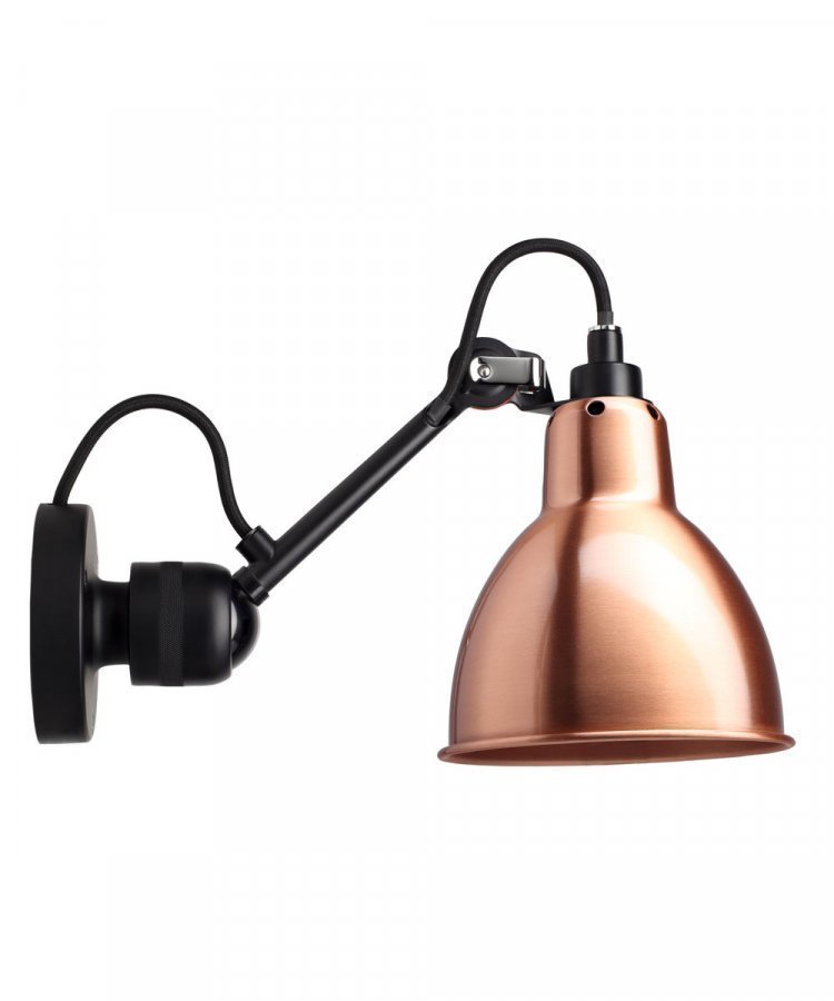 Lampe Gras 304 Seinävalaisin Musta / Kupari / Valkoinen