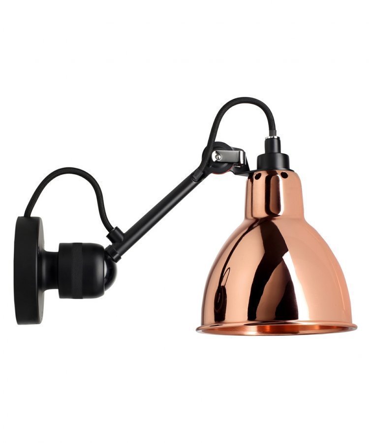 Lampe Gras 304 Seinävalaisin Musta / Kupari