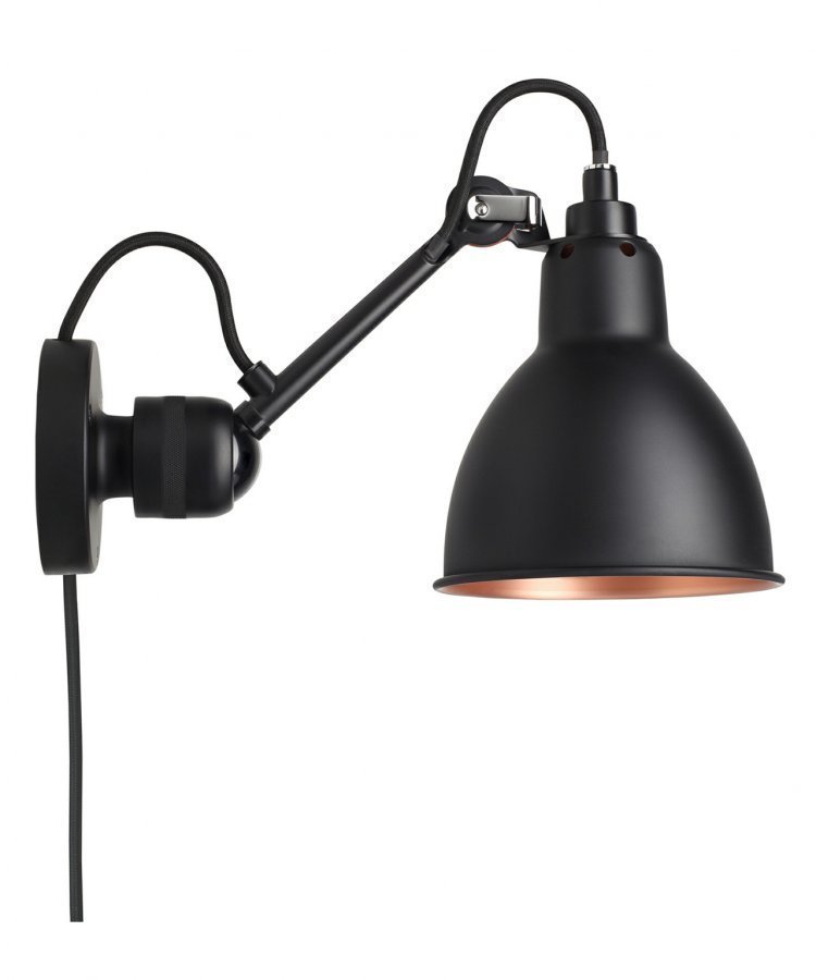 Lampe Gras 304ca Seinävalaisin Musta / Musta / Kupari