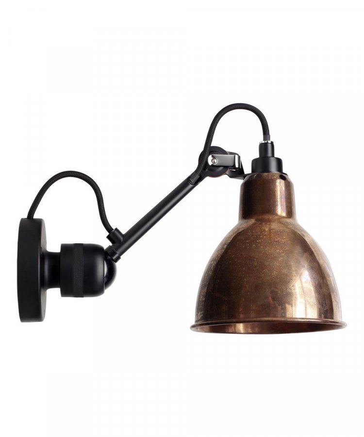 Lampe Gras 304ca Seinävalaisin Musta / Raaka Kupari