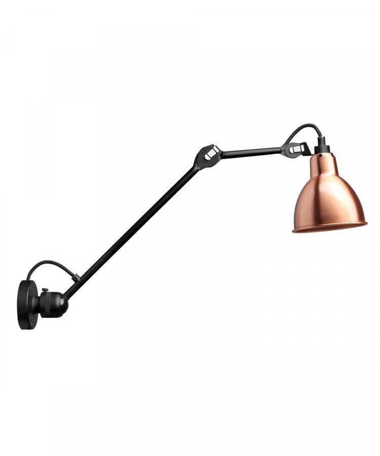 Lampe Gras 304l40 Seinävalaisin Musta / Kupari / Valkoinen