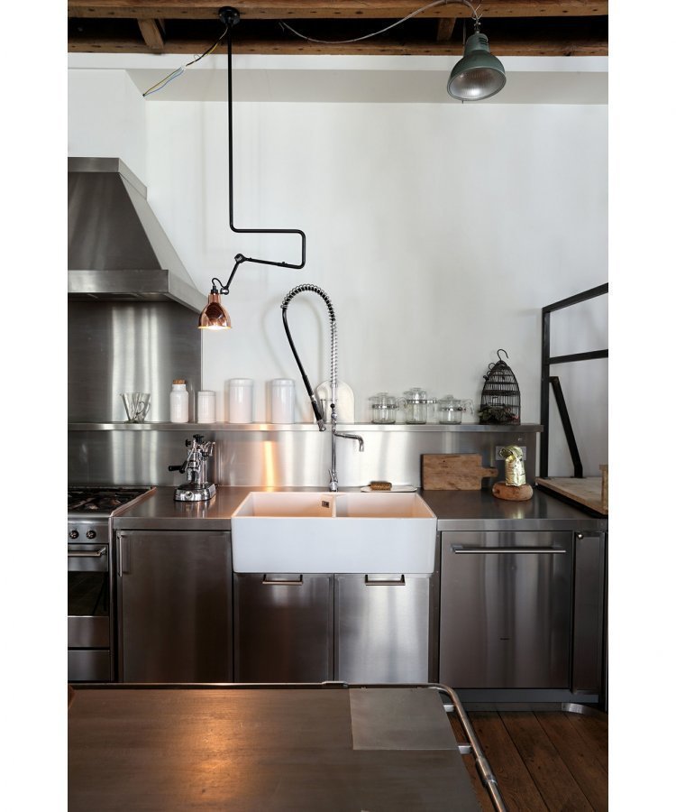 Lampe Gras 312 Kattovalaisin Musta / Kupari