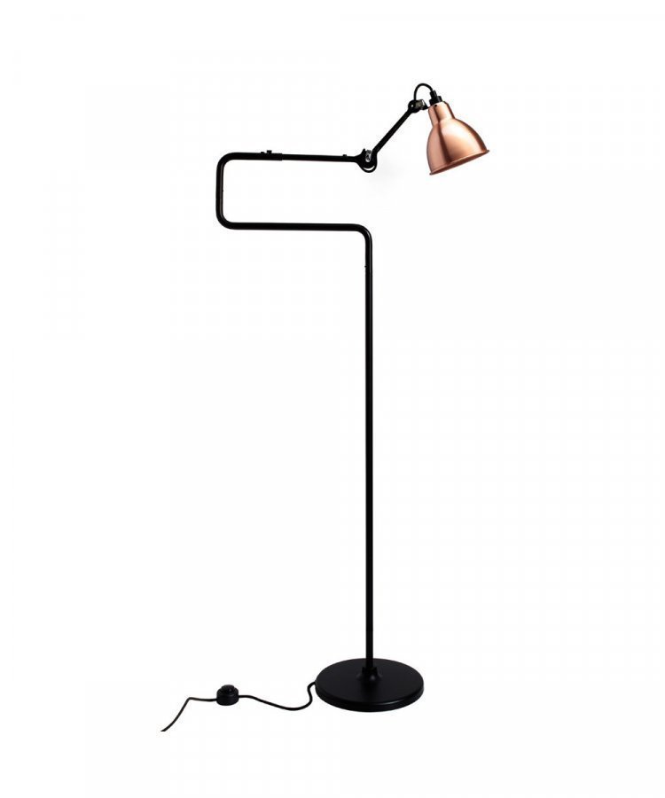 Lampe Gras 411 Lattiavalaisin Musta / Kupari / Valkoinen