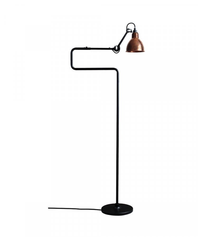 Lampe Gras 411 Lattiavalaisin Musta / Raaka Kupari