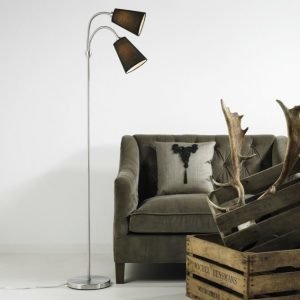 Lattiavalaisin Lelio 500x1550 mm 2-osainen musta