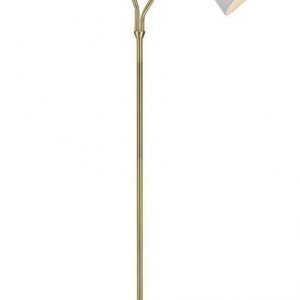 Lattiavalaisin Modena 580x250x1520 mm 2-osainen messinki/valkoinen