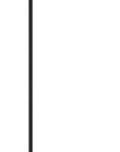 Lattiavalaisin Valencia 515x230x1470 mm musta/messinki