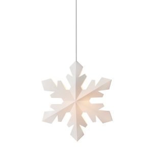 Le Klint Snowflake Kattovalaisin S Valkoinen Ø37 Cm
