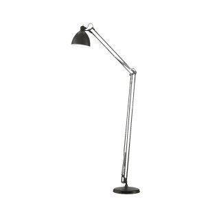 Light-Point Archi F1 Lattiavalaisin Ø16 Matta Musta Sis. Jalusta