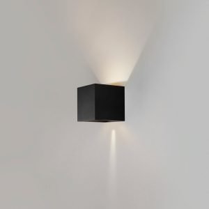 Light-Point Box Mini Up / Down Seinävalaisin Musta