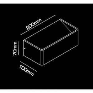Light-Point Mood 2 Led Seinävalaisin Musta / Kulta